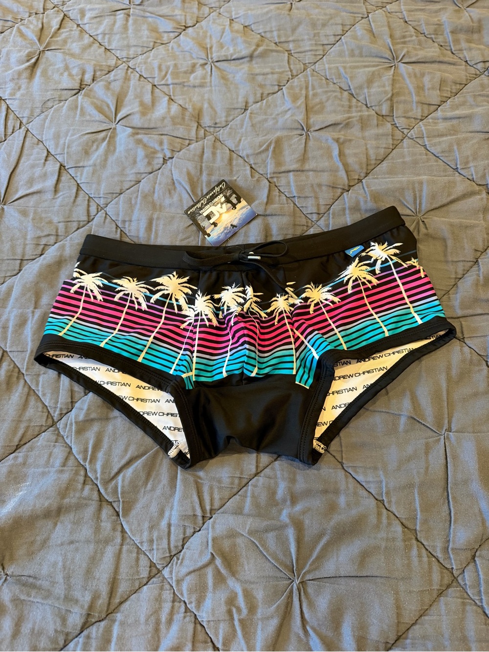 Andrew Christian California
Collection Palm Tree Swim Trunks - Large